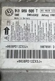 10070501D блок управління airbag (srs) Volkswagen Golf V 2006