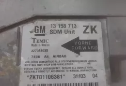 ZKT01106381 блок управління airbag (srs) Opel Meriva A 2004
