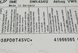 41060505C блок управления AirBag (SRS) Skoda Octavia Mk2 (1Z) 2007