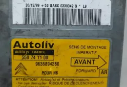 9636894289 блок управления AirBag (SRS) Citroen Xsara 2000