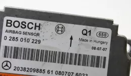 2038209885 блок управління airbag (srs) Mercedes-Benz CLC CL203 2008