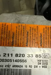 96V3E14AHB0 блок управления AirBag (SRS) Mercedes-Benz E W211 2003