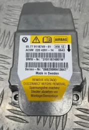 22043911 блок управління airbag (srs) BMW 5 E60 E61 2008