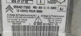 24376 блок управління airbag (srs) Citroen C4 I Picasso 2006