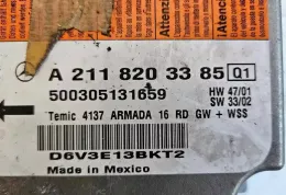 500305131659 блок управління airbag (srs) Mercedes-Benz E W211 2005