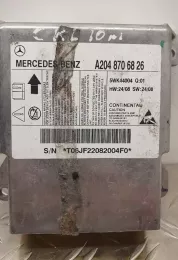 A2048706826 блок управління airbag (srs) Mercedes-Benz C W204 2010