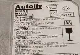 285580006RA блок управління airbag (srs) Renault Laguna III 2007