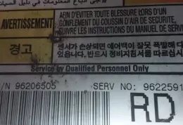 96225913 блок управління airbag (srs) Daewoo Leganza 2000