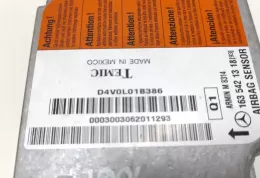 D4V0L01B386 блок управління airbag (srs) Mercedes-Benz ML W163 2004