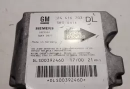 DLS00392460 блок управления AirBag (SRS) Opel Astra G 2001
