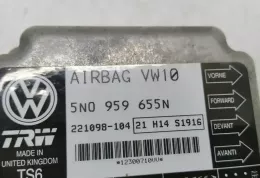 5N0959655N блок управления AirBag (SRS) Volkswagen PASSAT B6 2009