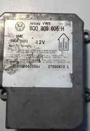6Q0909605H блок управления AirBag (SRS) Skoda Fabia Mk1 (6Y) 2001