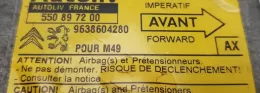 9638604280 блок управління airbag (srs) Peugeot Partner 1998