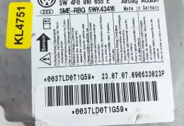 KL4751 блок управління airbag (srs) Audi A6 S6 C6 4F 2006