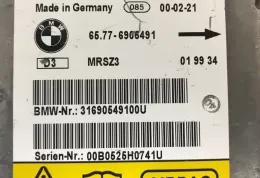 00B0525H0741U блок управления AirBag (SRS) BMW 3 E46 2000