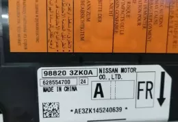 628554700 блок управления AirBag (SRS) Nissan Pulsar 2015