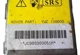 JC983300051H блок управління airbag (srs) Land Rover Discovery 2000