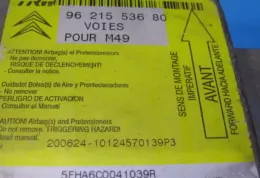 9624553680 блок управління airbag (srs) Citroen Berlingo 2008