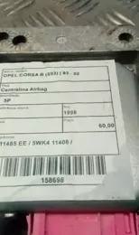 0911485 блок управления AirBag (SRS) Opel Corsa B 1998