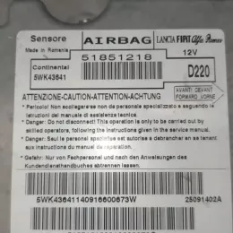 51873889 блок управління airbag (srs) Fiat Bravo 2007
