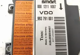 Q0001211V012000000 блок управління airbag (srs) Smart ForTwo II 2002