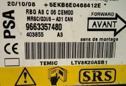48586 блок управления AirBag (SRS) Citroen C3 2002