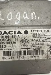 0285001650 блок управління airbag (srs) Dacia Logan I 2006