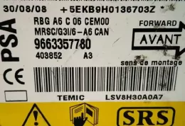 48805 блок управления AirBag (SRS) Citroen C2 2003
