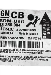 403820AX блок управління airbag (srs) Opel Corsa D 2006