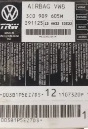 1107320P блок управління airbag (srs) Volkswagen PASSAT B6 2008