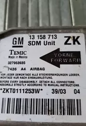 ZKT0111253W блок управления AirBag (SRS) Opel Meriva A 2004