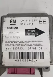 GM09114585 блок управления AirBag (SRS) Opel Corsa B