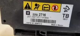 AS2716171195849 блок управления AirBag (SRS) Opel Insignia A 2010