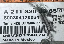 D6V3D17A87D блок управління airbag (srs) Mercedes-Benz E W211 2008