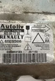D325MK41324 блок управління airbag (srs) Renault Laguna II 2002