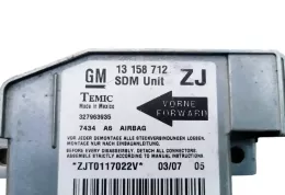 ZJT0117022V блок управління airbag (srs) Opel Meriva A 2007