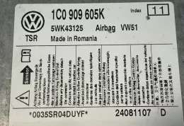 5WK43125 блок управління airbag (srs) Skoda Roomster (5J) 2009