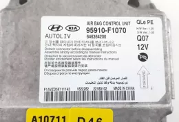 F1AVZD5X111143 блок управления AirBag (SRS) KIA Sportage 2019