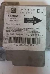 DJS02286899 блок управління airbag (srs) Opel Vectra B 1998