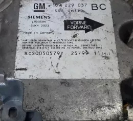 BCS0050579Y блок управління airbag (srs) Opel Astra G 2003