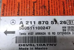 500511100247 блок управління airbag (srs) Mercedes-Benz E W211 2004