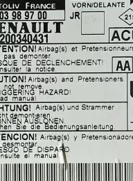 D281PB72981 блок управления AirBag (SRS) Renault Scenic II - Grand scenic II 2004