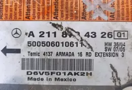 D6V5F01AK2H блок управления AirBag (SRS) Mercedes-Benz E W211 2005