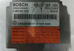 0205001812 блок управління airbag (srs) Mercedes-Benz CLK A209 C209 2003