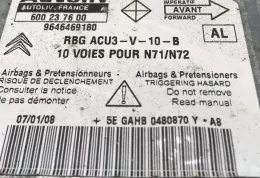9646469180 блок управления AirBag (SRS) Citroen Xsara 2000