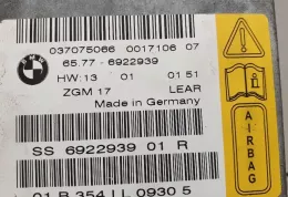 65776922939 блок управління airbag (srs) BMW 7 E65 E66 2006