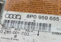 0285001700 блок управління airbag (srs) Audi A3 S3 A3 Sportback 8P 2007