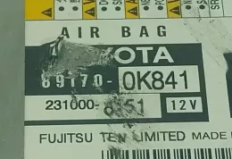 891700K841 блок управления AirBag (SRS) Toyota Hilux VIII 2023