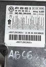 1K0959655D блок управления AirBag (SRS) Audi A6 S6 C6 4F 2005