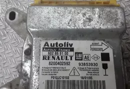 8200402592 блок управління airbag (srs) Opel Vivaro 2006